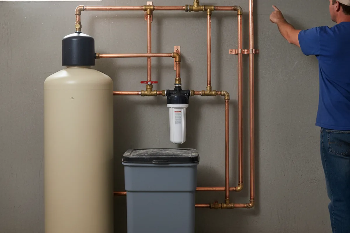 Whole-house water treatment system installed in Lead